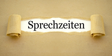 Sprechzeiten