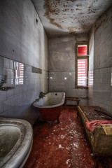 Zimmer im verlassenen Haus