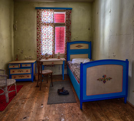 Zimmer im verlassenen Haus