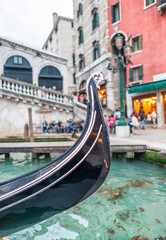 Fototapeta na wymiar Gondolas in Venice, Italy