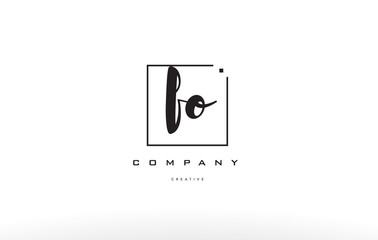 fo f o hand writing letter company logo icon design