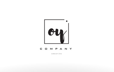 oy o y hand writing letter company logo icon design