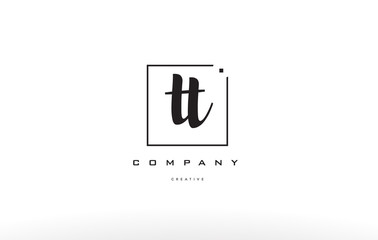 tt t hand writing letter company logo icon design