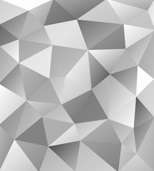 Geometric silver pattern. Abstract ornament for wallpapers and backgrounds