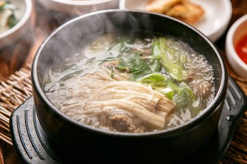 galbitang. Short Rib Soup.