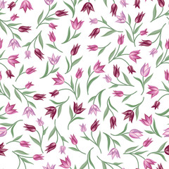 Floral seamless pattern. Flower background. Floral seamless texture with flowers. Flourish garden wallpaper