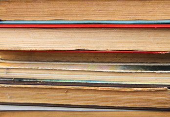 Stack of the old books