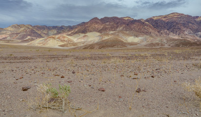 Geologic formations at Death Valley National Park
