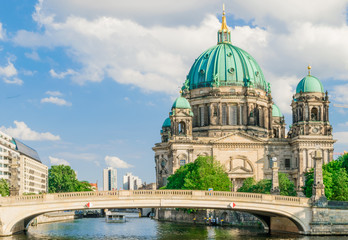 Fototapeta na wymiar Berlin Cathedral at famous Museum Island, Germany