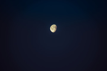 Moon at night (half eclipse)