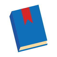 textbook library isolated icon vector illustration design