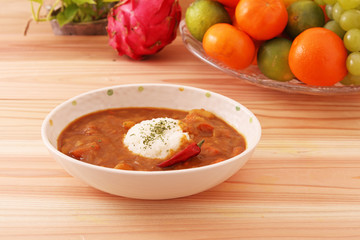 おいしそうなカレーライス
