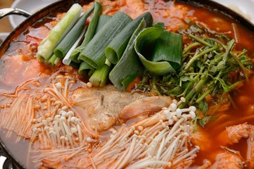 maeuntang. Spicy Fish Stew.