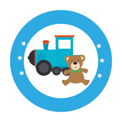 cute baby toys icon vector illustration design
