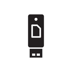 usb drive icon illustration