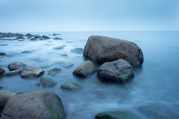 Ostsee ruhig, Herbst, Langzeitbelichtung