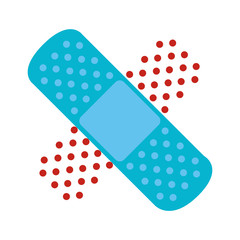 bandage medical isolated icon vector illustration design
