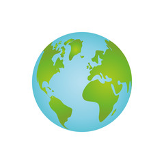Isolate globe world icon vector illustration graphic design