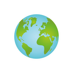 Isolate globe world icon vector illustration graphic design