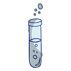 tube test glass isolated icon vector illustration design