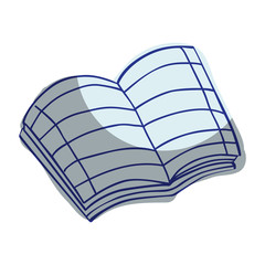 textbook library isolated icon vector illustration design
