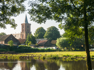 Church in Bunschoten-Spakenburg, Utrecht, Holland, NLD