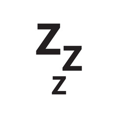 zzz icon illustration