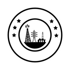 tower industry isolated icon vector illustration design