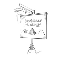 Business Presentation Sketch Template