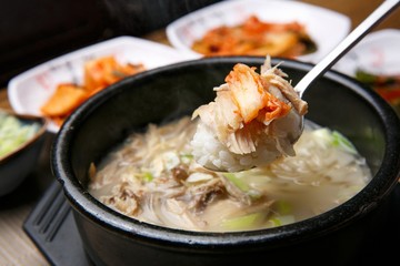 boiled chicken soup
