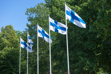 Stadtflagge Finnland, Fahne, Finnland