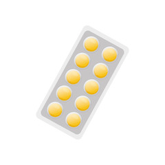 Pills medicine drug icon vector illustration graphic design