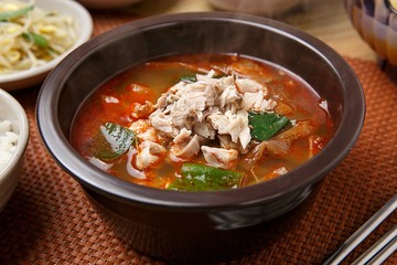 dakgaejang. Spicy Chicken Soup.