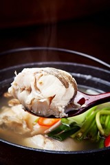daegutang. Codfish Soup.