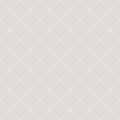 Geometric repeating pattern. Seamless abstract modern texture for wallpapers and backgrounds. Light silver pattern
