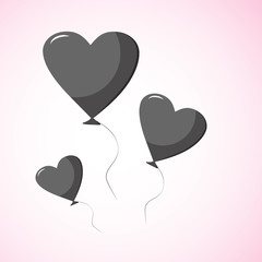 Grey Vector Balloons
