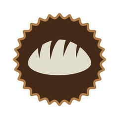 bakery shop emblem icon vector illustration design