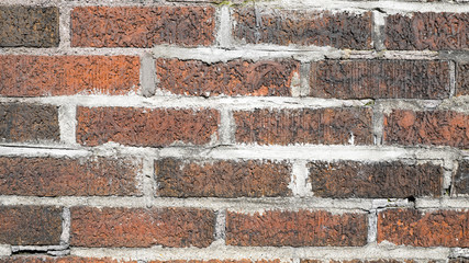 brick red wall
