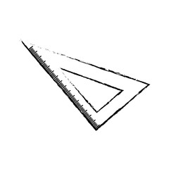 Set square ruler icon vector illustration graphic design