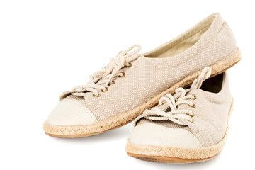 casual unisex snickers isolated on white one on one