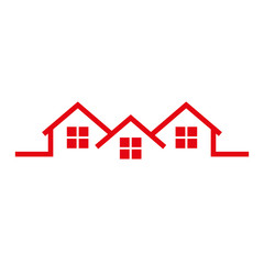 real estate house icon vector illustration design