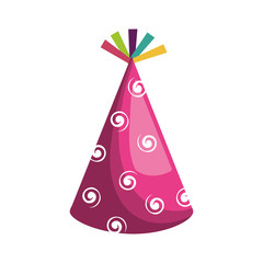 hat party isolated icon vector illustration design