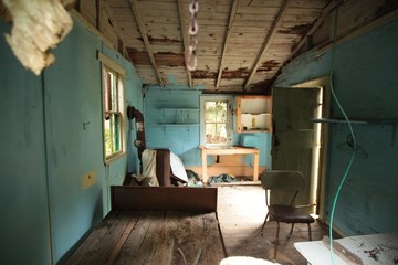 abandoned shack