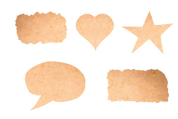 paper isolated on white background