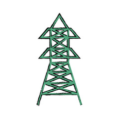 Radio antenna isolated icon vector illustration graphic design