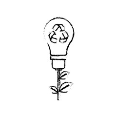 Green energy ecology icon vector illustration graphic design