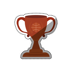 Basketball sport game icon vector illustration graphic design