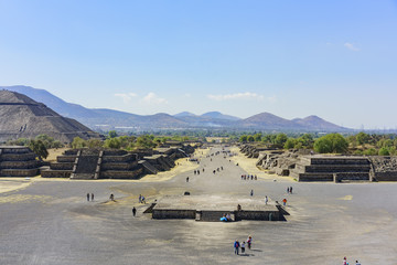 Pyramid of the Sun and Avenue of the Dead
