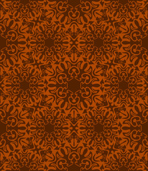 Seamless brown pattern. Vector illustration