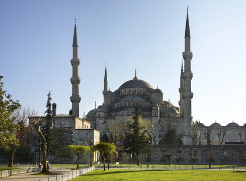 Sultan Ahmed Mosque (Blue mosque) in Istanbul. Turkey